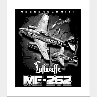 Messerschmitt ME-262 Luftwaffe Aircraft Posters and Art